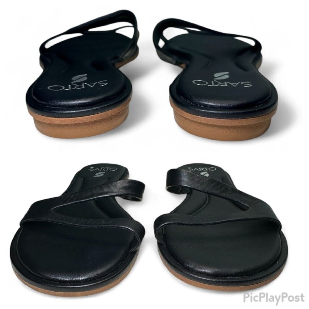 SARTO Women's Black Gwyneth Slide Sandals, Size 8.5 M, NWOB - Picture 11 of 12